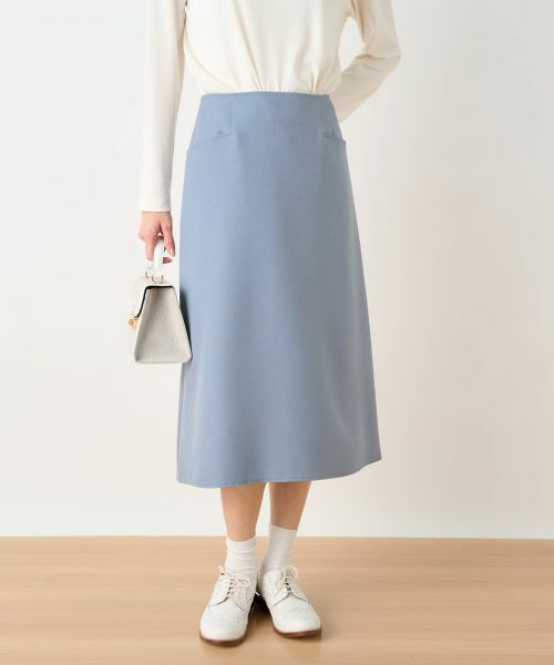 CARA O CRUZ / キャラ・オ・クルス ミニ・ひざ丈スカート | 【セレモニー】洗える きれいめスカート【セットアップ】 | 詳細24