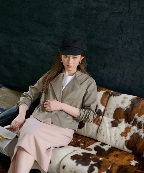 CARA O CRUZ / キャラ・オ・クルス ミニ・ひざ丈スカート | 【セレモニー】洗える きれいめスカート【セットアップ】 | 詳細5