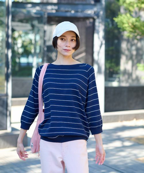 CARA O CRUZ / キャラ・オ・クルス ニット・セーター | ボーダーニット【MUSETTI 】 | 詳細16