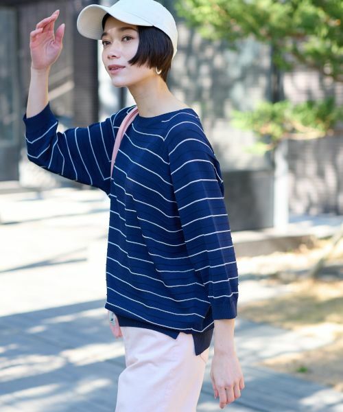 CARA O CRUZ / キャラ・オ・クルス ニット・セーター | ボーダーニット【MUSETTI 】 | 詳細19