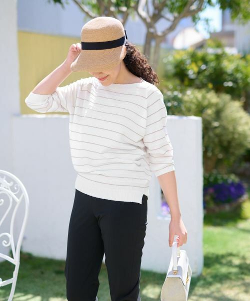 CARA O CRUZ / キャラ・オ・クルス ニット・セーター | ボーダーニット【MUSETTI 】 | 詳細2