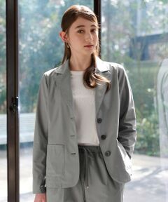CARA O CRUZ / キャラ・オ・クルス テーラードジャケット | 【撥水 洗える 接触冷感 のびのび】テーラードジャケット【セットアップ】
