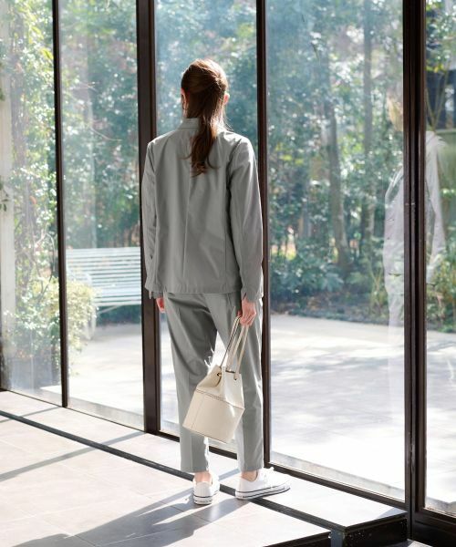 CARA O CRUZ / キャラ・オ・クルス テーラードジャケット | 【撥水 洗える 接触冷感 のびのび】テーラードジャケット【セットアップ】 | 詳細18