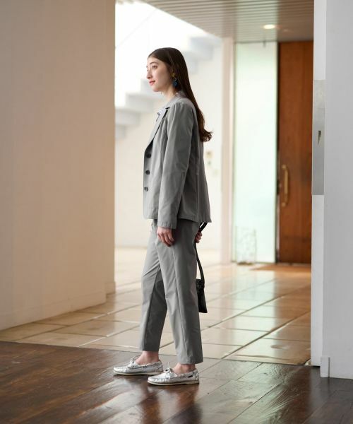 CARA O CRUZ / キャラ・オ・クルス テーラードジャケット | 【撥水 洗える 接触冷感 のびのび】テーラードジャケット【セットアップ】 | 詳細28