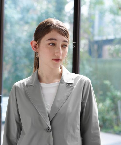 CARA O CRUZ / キャラ・オ・クルス テーラードジャケット | 【撥水 洗える 接触冷感 のびのび】テーラードジャケット【セットアップ】 | 詳細30