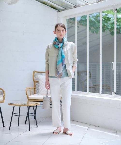 CARA O CRUZ / キャラ・オ・クルス シャツ・ブラウス | 洗える 異素材MIXシアーシャツ | 詳細15