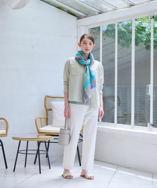 CARA O CRUZ / キャラ・オ・クルス シャツ・ブラウス | 洗える 異素材MIXシアーシャツ | 詳細16