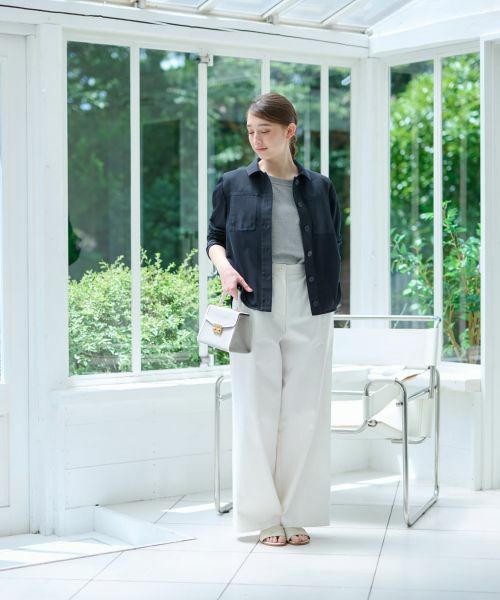 CARA O CRUZ / キャラ・オ・クルス シャツ・ブラウス | 洗える 異素材MIXシアーシャツ | 詳細21