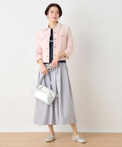 CARA O CRUZ / キャラ・オ・クルス ドレス | ニットとストライプのドッキングワンピース | 詳細12