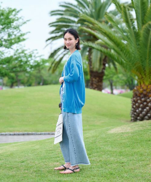 CARA O CRUZ / キャラ・オ・クルス カーディガン・ボレロ | 麻ブレンドチュニックカーディガン | 詳細17