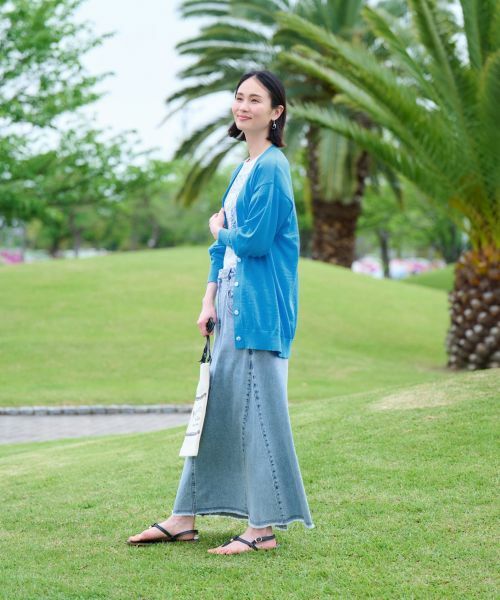 CARA O CRUZ / キャラ・オ・クルス カーディガン・ボレロ | 麻ブレンドチュニックカーディガン | 詳細18