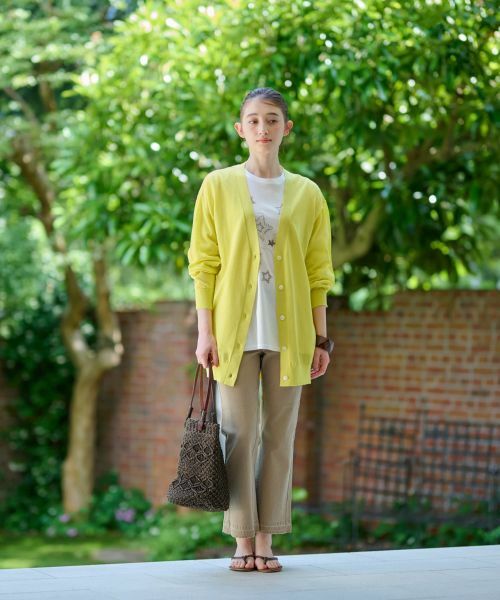CARA O CRUZ / キャラ・オ・クルス カーディガン・ボレロ | 麻ブレンドチュニックカーディガン | 詳細5