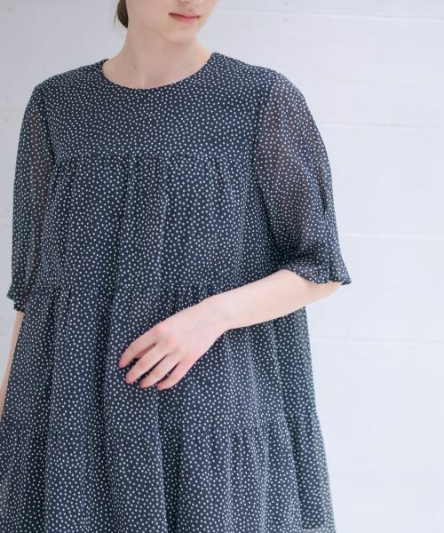 CARA O CRUZ / キャラ・オ・クルス シャツ・ブラウス | 洗える ドットのティアードブラウス | 詳細24