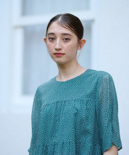 CARA O CRUZ / キャラ・オ・クルス シャツ・ブラウス | 洗える ドットのティアードブラウス | 詳細27
