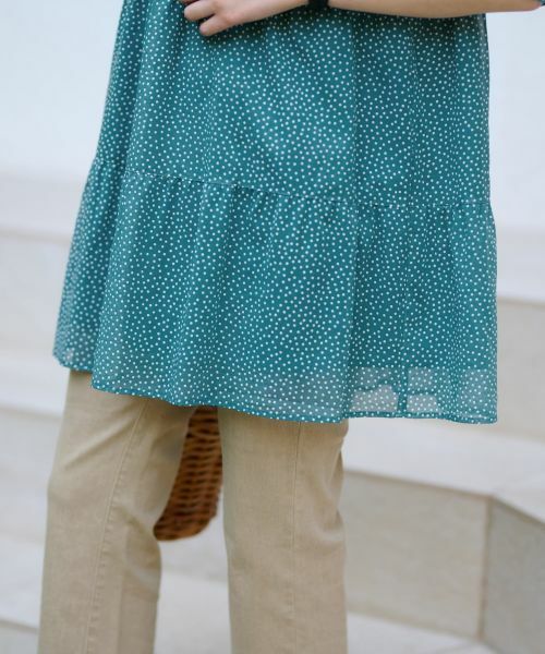 CARA O CRUZ / キャラ・オ・クルス シャツ・ブラウス | 洗える ドットのティアードブラウス | 詳細29