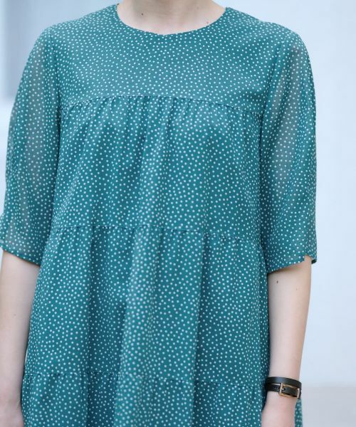 CARA O CRUZ / キャラ・オ・クルス シャツ・ブラウス | 洗える ドットのティアードブラウス | 詳細30