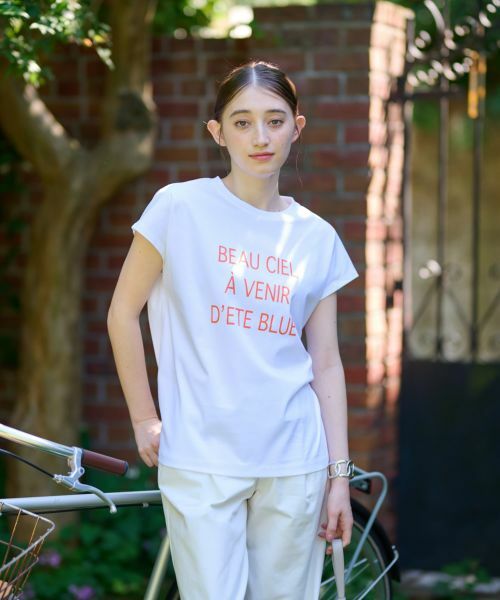 CARA O CRUZ / キャラ・オ・クルス カットソー | 洗える ロゴTシャツ | 詳細1