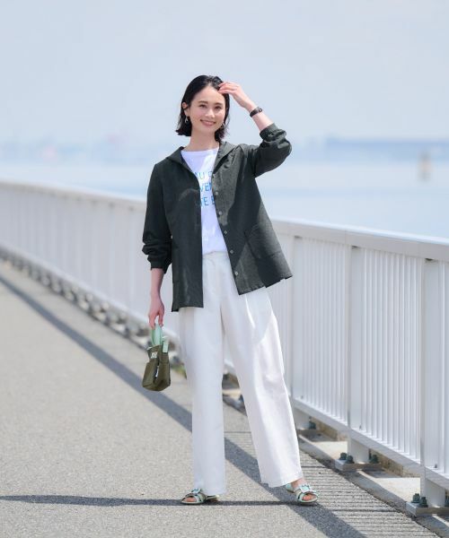 CARA O CRUZ / キャラ・オ・クルス カットソー | 洗える ロゴTシャツ | 詳細12