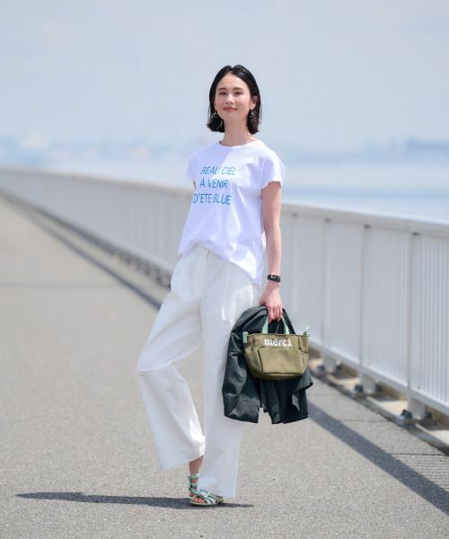 CARA O CRUZ / キャラ・オ・クルス カットソー | 洗える ロゴTシャツ | 詳細14