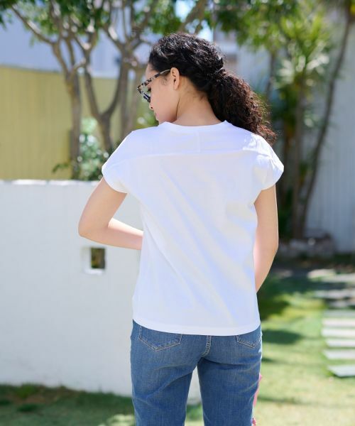 CARA O CRUZ / キャラ・オ・クルス カットソー | 洗える ロゴTシャツ | 詳細21