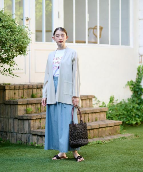 CARA O CRUZ / キャラ・オ・クルス カットソー | 洗える ロゴTシャツ | 詳細8