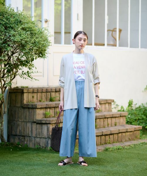 CARA O CRUZ / キャラ・オ・クルス カットソー | 洗える ロゴTシャツ | 詳細9