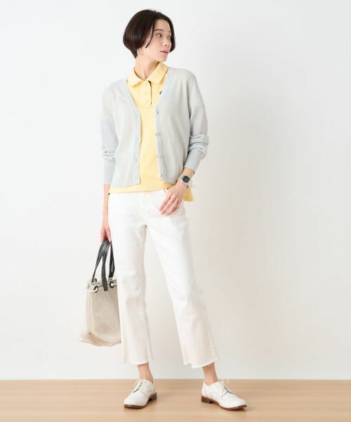 CARA O CRUZ / キャラ・オ・クルス カーディガン・ボレロ | 洗える 麻混Vネックカーディガン【セットアップ】 | 詳細28