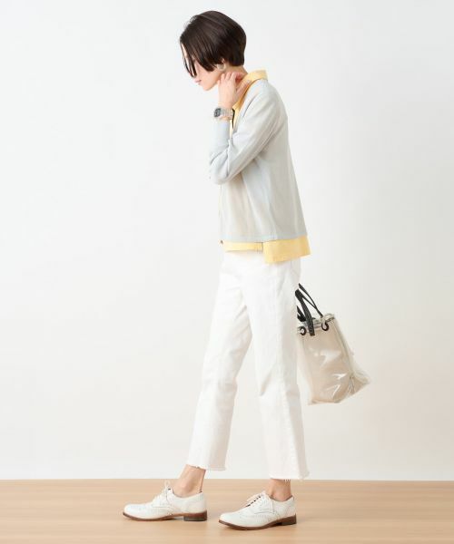 CARA O CRUZ / キャラ・オ・クルス カーディガン・ボレロ | 洗える 麻混Vネックカーディガン【セットアップ】 | 詳細30