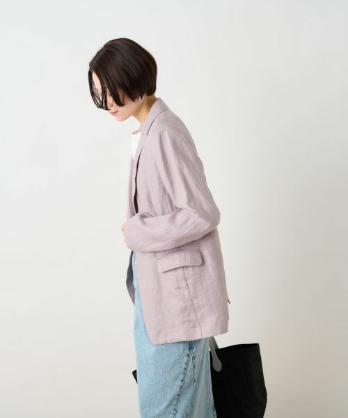 CARA O CRUZ / キャラ・オ・クルス テーラードジャケット | 麻ジャケット | 詳細10