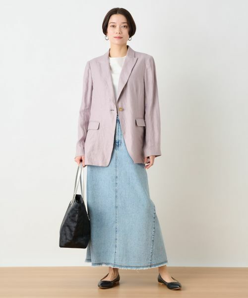 CARA O CRUZ / キャラ・オ・クルス テーラードジャケット | 麻ジャケット | 詳細12