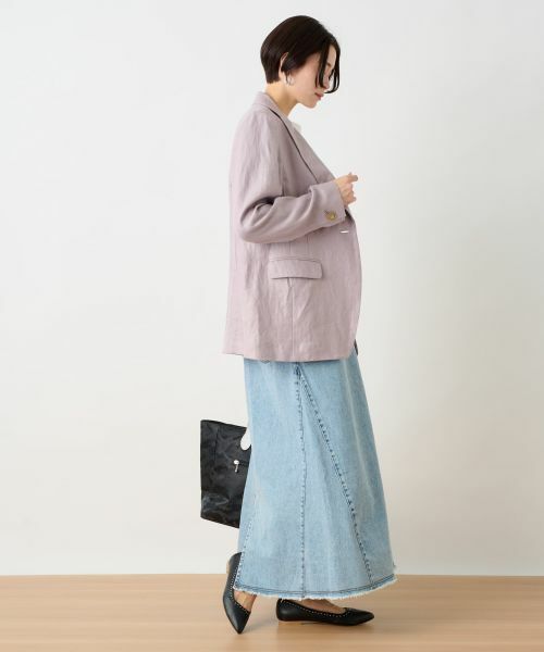 CARA O CRUZ / キャラ・オ・クルス テーラードジャケット | 麻ジャケット | 詳細15