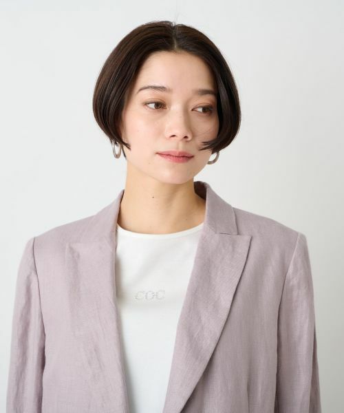 CARA O CRUZ / キャラ・オ・クルス テーラードジャケット | 麻ジャケット | 詳細17