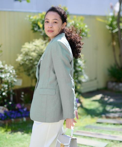 CARA O CRUZ / キャラ・オ・クルス テーラードジャケット | 麻ジャケット | 詳細2