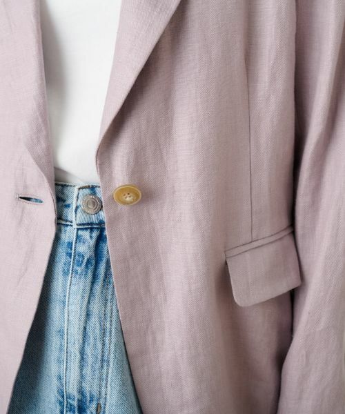 CARA O CRUZ / キャラ・オ・クルス テーラードジャケット | 麻ジャケット | 詳細20