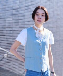 CARA O CRUZ / キャラ・オ・クルス テーラードジャケット | 麻ジレ