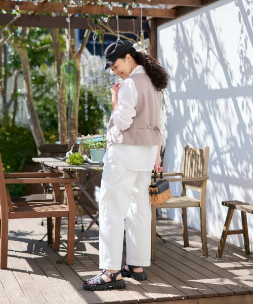 CARA O CRUZ / キャラ・オ・クルス テーラードジャケット | 麻ジレ | 詳細11