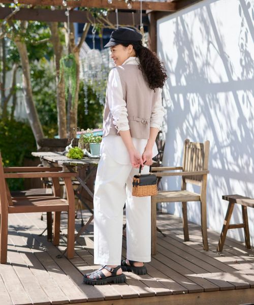 CARA O CRUZ / キャラ・オ・クルス テーラードジャケット | 麻ジレ | 詳細14