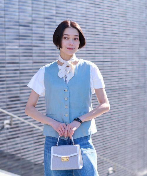 CARA O CRUZ / キャラ・オ・クルス テーラードジャケット | 麻ジレ | 詳細15