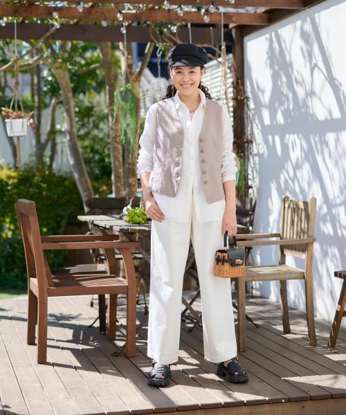 CARA O CRUZ / キャラ・オ・クルス テーラードジャケット | 麻ジレ | 詳細9