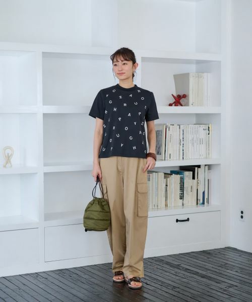 CARA O CRUZ / キャラ・オ・クルス その他パンツ | 【洗えるのびのび】ウエストゴム カーゴパンツ | 詳細2