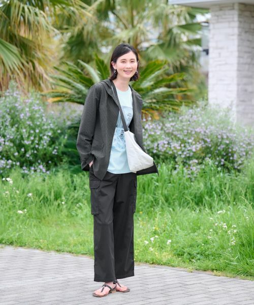 CARA O CRUZ / キャラ・オ・クルス その他パンツ | 【洗えるのびのび】ウエストゴム カーゴパンツ | 詳細7