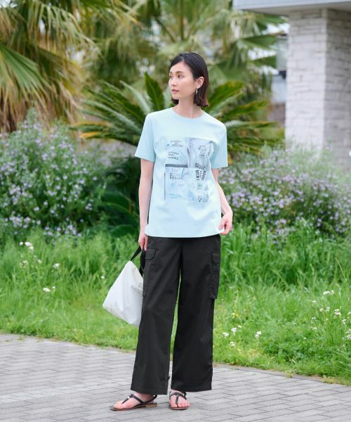 CARA O CRUZ / キャラ・オ・クルス その他パンツ | 【洗えるのびのび】ウエストゴム カーゴパンツ | 詳細8