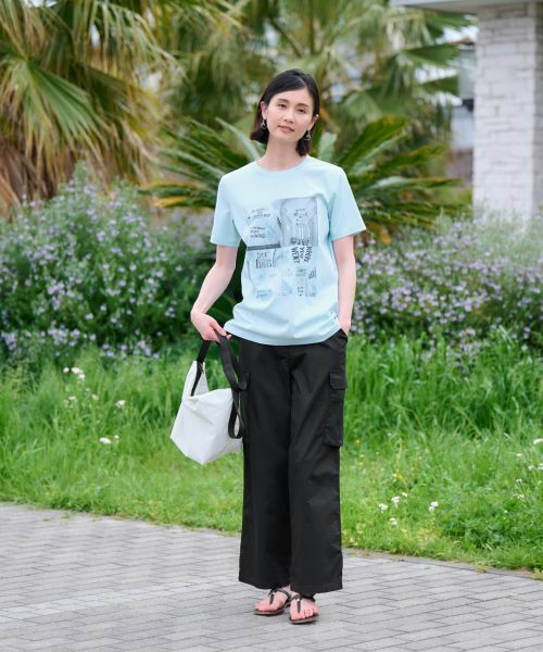 CARA O CRUZ / キャラ・オ・クルス その他パンツ | 【洗えるのびのび】ウエストゴム カーゴパンツ | 詳細9