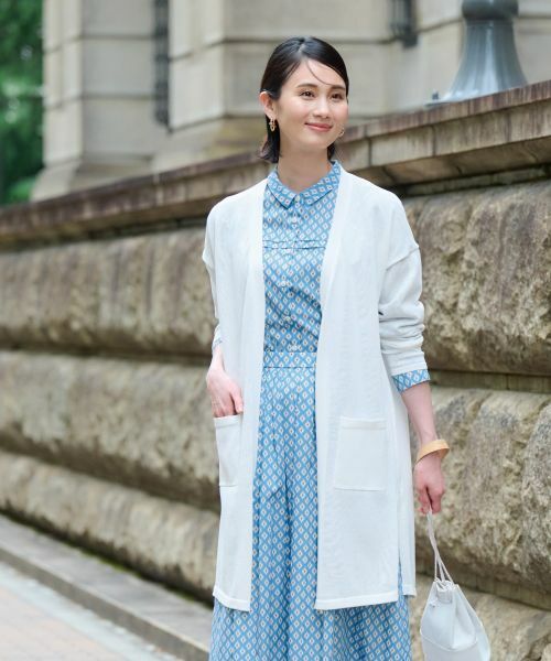 CARA O CRUZ / キャラ・オ・クルス カーディガン・ボレロ | 洗える ロングカーディガン | 詳細14