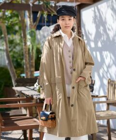 CARA O CRUZ / キャラ・オ・クルス その他アウター | 撥水ロングコート