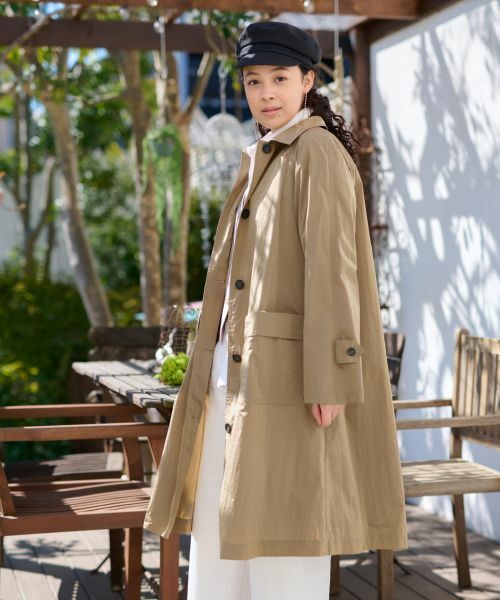 CARA O CRUZ / キャラ・オ・クルス その他アウター | 撥水ロングコート | 詳細4