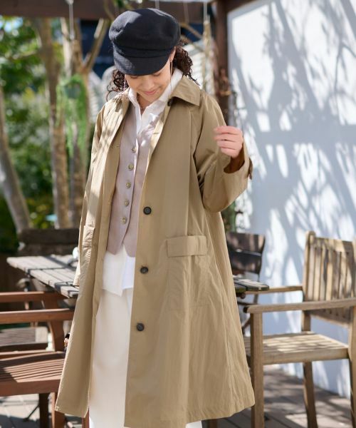 CARA O CRUZ / キャラ・オ・クルス その他アウター | 撥水ロングコート | 詳細5