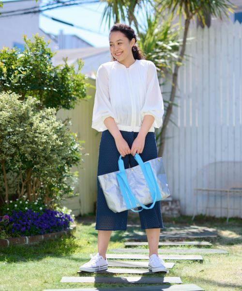 CARA O CRUZ / キャラ・オ・クルス トートバッグ | 配色ハンドル ビッグトートバッグ | 詳細1