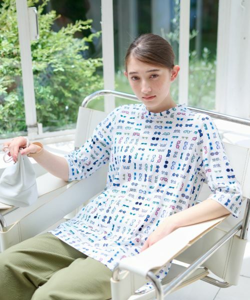 CARA O CRUZ / キャラ・オ・クルス その他パンツ | 洗える マリン後ろウエストゴム ワイドクロップドパンツ(サッカー素材)【セットアップ】 | 詳細27