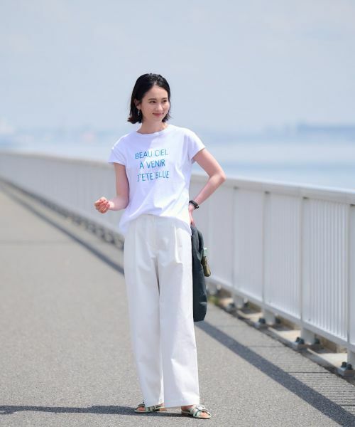 CARA O CRUZ / キャラ・オ・クルス その他パンツ | 洗えるウエスト伸縮 ワイドパンツ | 詳細21